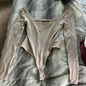 Tan body suit from Forever21! Size Medium.